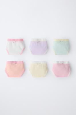 1 1/2-6 YEARS / SIX-PACK OF CONTRAST UNDERWEAR - Multicolored | ZARA Canada