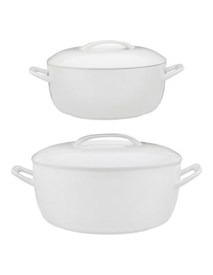 Ecology Signature Round Casserole Dish With Lid 2l & 3.5l Set Of 2 | David Jones