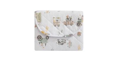 Living Textiles Travel Change Mat Tractor Ride | Baby Bunting AU