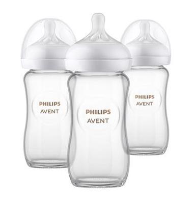 Philips AVENT Glass Natural Bottle w/ Natural Response Nipple | Well.ca