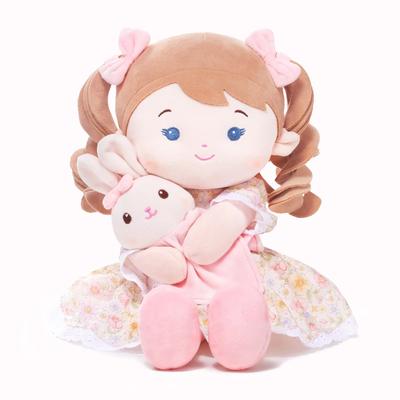 Leyadoll Personalized Soft Plush Doll | First Baby Doll Mabel with Her Lovey 16 – Leya Doll