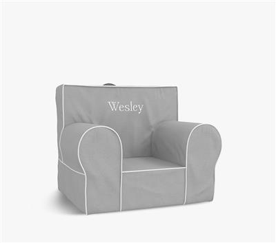 Anywhere Chair®, Twill with Piping | Pottery Barn Kids