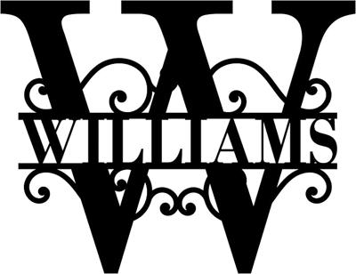 Amazon.com: Personalized Metal Name Sign – Split Letter Monogram Wall Decor, Custom Family Last Name Sign, Wedding Gift, Metal Wall Art for Home, Mono