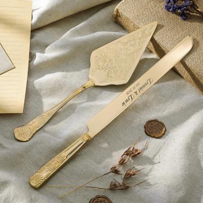 Custom Wedding Cake Serving Set
