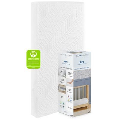 Delta Children Aire Standard Crib and Toddler Foam Mattress 5: Firm, High-Density, Breathable, 9 lb : Target