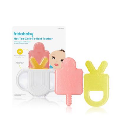Frida Baby Not-Too-Cold-To-Hold Teether - 3ct: BPA-Free, Silicone, Enhances Gross Motor Skills, Sensory Development : Target