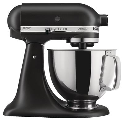 KitchenAid Artisan Series 5-Quart Tilt-Head Stand Mixer, Matte Black