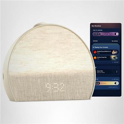 Amazon.com: Hatch Restore 3 Sunrise Alarm Clock, Sound Machine, Smart Light (Putty) - White Noise, Screen-Free Sleep Routine : Home & Kitchen