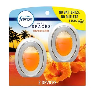 Febreze Small Spaces Air Freshener, Odor-Fighting, Plug In Alternative, Air Fresheners for Home and Bathroom and Kitchen, Closet Air Fresheners, Hawai