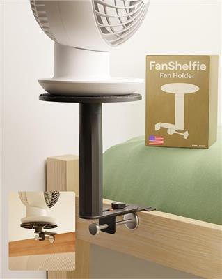 Amazon.com: FanShelfie Adjustable Fan Holder for Dorm Room, Bunk & Lofted Bed, College Essentials for Boys & Girls, Patented Height & Distance Design,