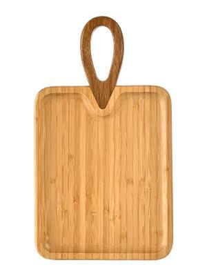 Wooden Rectangular Serving Tray with Handle 35 cm – PEP Online