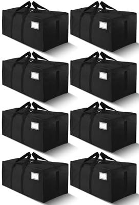 HOMESURE Supports 200lbs Heavy Duty Moving Bags - Strong Zipper & Wrap-Around Handles - Water-Resistant Storage Totes, Durable Alternative to Moving B