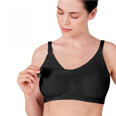 Medela Hands-Free 3 In 1 Nursing & Pumping Bra Black XL | Baby Bunting AU