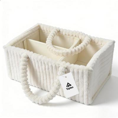 Topika Baby Diaper Caddy, Diaper Caddy Organizer, Diaper Organizer White : Amazon.co.za: Baby Products