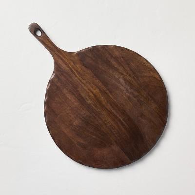 Carved Edge Round Wood Board Dark - Hearth & Hand™ with Magnolia : Target