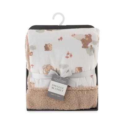 The Little Linen Co. Snuggle Blanket Bushland Bear | Baby Bunting AU