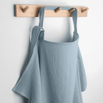 Comfy Cubs Muslin Nursing Cover, Pack of 1 - 100% Cotton Adjustable Neck Strap with Privacy Coverage - Pacific Blue : Target