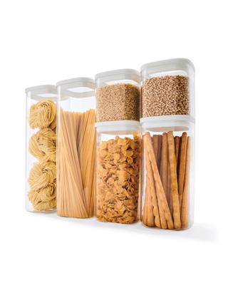 Set of 6 Glass Food Storage Canisters - Kmart
