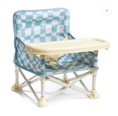 IZIMINI Harper baby camping chair BLUE & WHITE CHECKERED