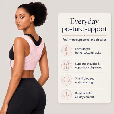 Ergonomic Posture Support Brace - Breathable Back & Shoulder Support – Unilva
