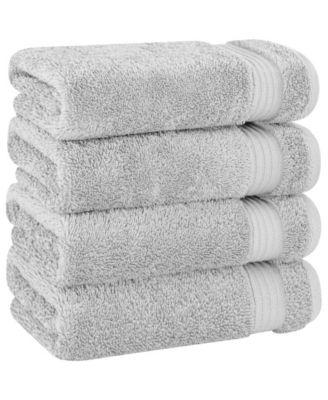 American Soft Linen Bekos Premium 100% Turkish Cotton 4-Piece Hand Towel Set - Macys