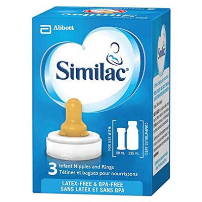 Similac Infant Formula Standard Flow Nipples and Rings, For Use with Similac Baby Formula - Walmart.ca