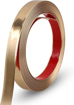 Amazon.com: Gaahing 196.8 x 0.5 Matte Gold Molding & Wall Trim, Flexible Peel and Stick Decorative Strip for Tile, Mirror, Ceiling, Floor, Panel, Cab