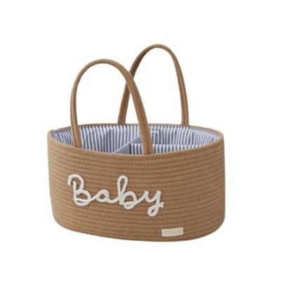 Cotton Rope Diaper Caddy Storage Basket-Brown | Shop Today. Get it Tomorrow! | takealot.com