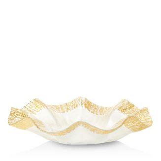 VIETRI Rufolo Glass Gold Platter | Bloomingdales Home