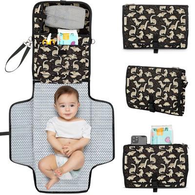 KeaBabies Ezee Portable Diaper Changing Pad, Portable Diaper Changing Mat, Waterproof Foldable Diaper Changing Pad (Dino Ridge) : Target