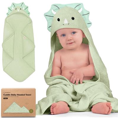 Amazon.com : KeaBabies Hooded Baby Towel for Newborn - Viscose Derived from Bamboo Large Baby Bath Towels with Hood for Boys, Girls, Toddler, Extra Ab