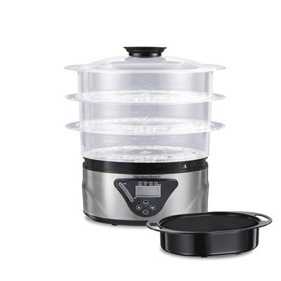 Hamilton Beach 3-Tier Digital Food Steamer, Black, 8.25 Quart Capacity, Model 37545MNC - Walmart.ca