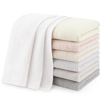 Muslin Burp Cloths for Baby, 100% Cotton, Soft Breathable and Extremely Absorbent