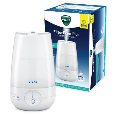 Vicks Filter Free Plus Cool Mist Ultrasonic Humidifier - 1.2gal : Target