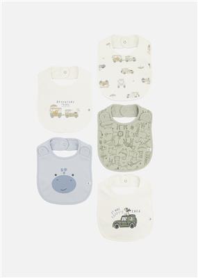 Cotton Bibs 5 Pack | Woolworths.co.za