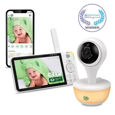 LeapFrog LF815HD 1080p WiFi Remote Access Video Baby Monitor with 5” High Definition 720p Display, Night Light, Color Night Vision (White) - Walmart.c