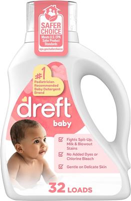 Dreft Stage 1: Newborn Baby Liquid Laundry Detergent, 32 loads 46 fl oz : Amazon.co.uk: Health & Personal Care