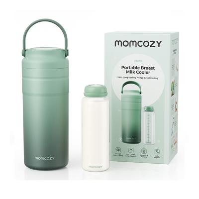 MomCozy Baby Wipe Warmer - Portable 12oz Breast Milk Cooler for Outdoors