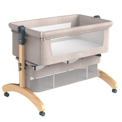 Co Sleeper Baby Cot - Beige| My Mom And Me