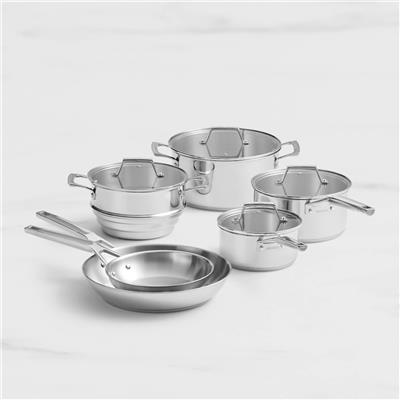 Wolstead Steeltek Ultra 6pc Stainless Steel Cookware Set | Kitchen Warehouse