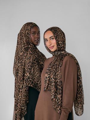 Leopard Print Hijab | Chic Modal Animal Print Scarf
    
    
    
      – Vela