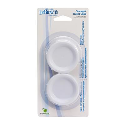 Wide Neck Baby Bottle Travel Caps 2 Pack | Woolworths.co.za