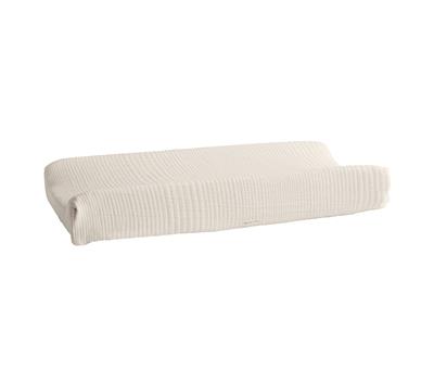 west elm x pbk Organic Matelasse Changing Pad Cover | Bedding Basic | Pottery Barn Kids