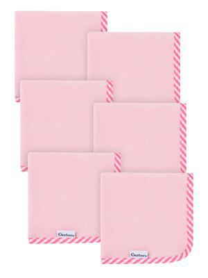 Gerber Baby Girl Pink Absorbent Knit Terry Washcloth, 6-Pack, One Size - Walmart.com