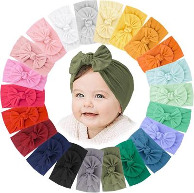 Amazon.com: Jesries 22 PCS Baby Headbands Soft Nylon Hairbands with Bows Girls Hair Accessories for Newborn Infant Toddler Kids Handmade : Baby