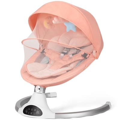 Cowiewie Baby Swing for Infants, Electric Infant Swing, 3 Speeds, 10 Lullabies, Pink, Bluetooth, Remote Control - Walmart.com