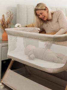 Obaby Oatmeal Cloud Bedside Crib | Baby | George at ASDA