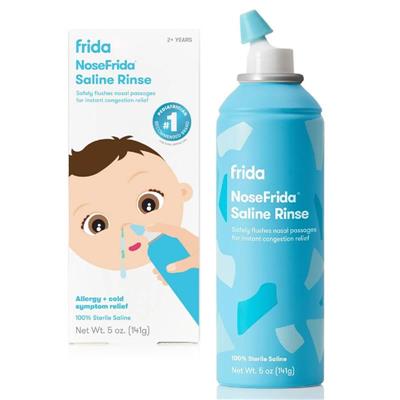Fridababy - Nosefrida Saline Rinse, Instant Congestion Relief & Allergy Relief