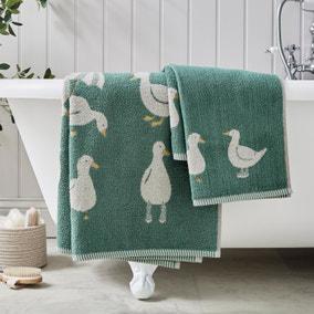 Darcy Duck Hand Towel | Dunelm