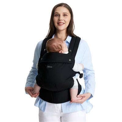 Porte-Bébé en Coton 3-24Mois - Noir